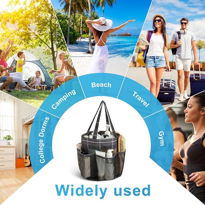 Mesh Shower Caddy Portable, Bathroom Caddy Organizer - Image 8