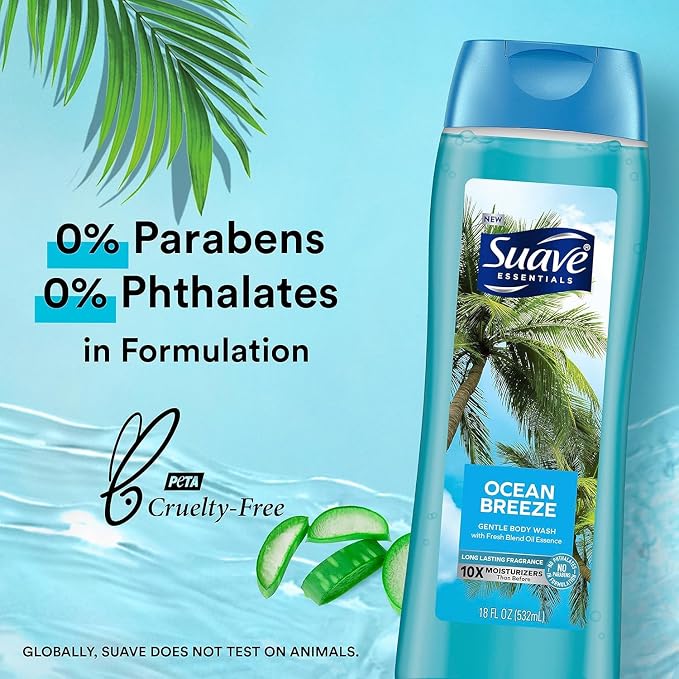 Suave Moisturizing Body Wash, - Image 6