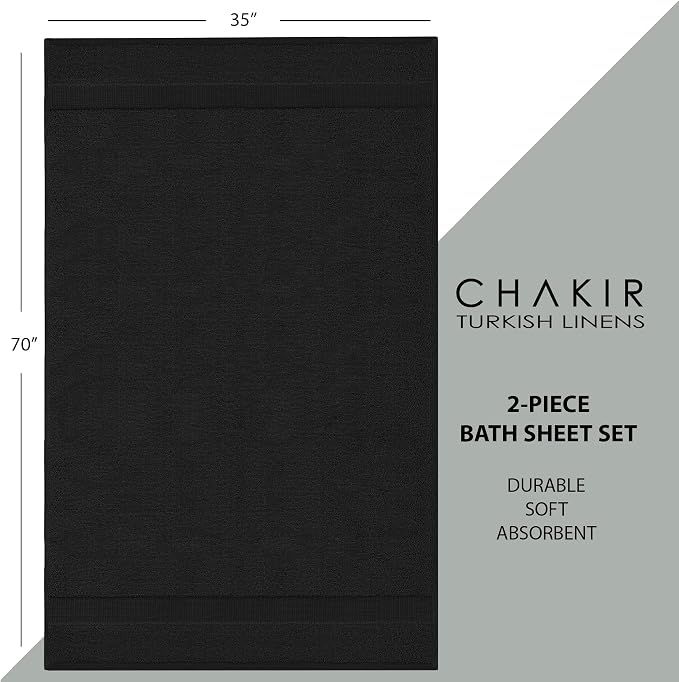 Chakir Turkish Linens, 100% Cotton Premium Quality Turkish Bath Sheets - Image 6