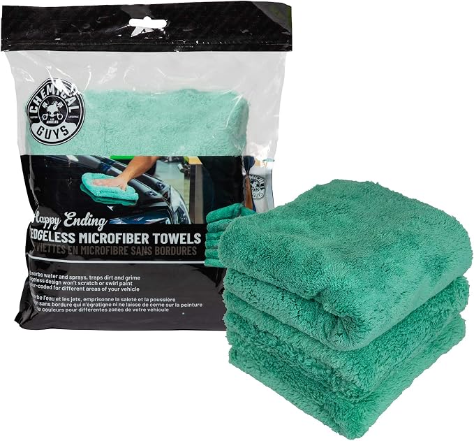 Chemical Guys MIC34603 Happy Ending Ultra Edgeless Microfiber Towel - Image 4