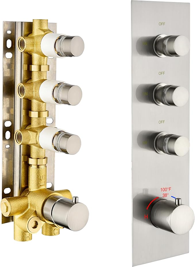 3 Way Shower Diverter Valve by OMEKNTOP