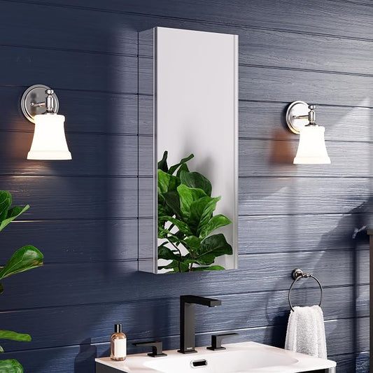 Medicine Cabinet 12" x 30", Bathroom Medicine Cabinet by ElevateYourBathroom