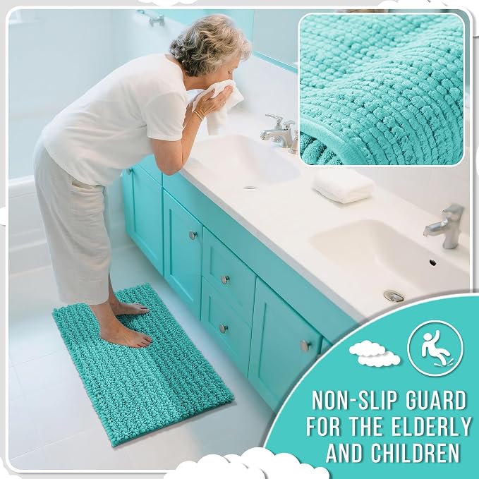 Yimobra Bathroom Rugs Non Slip Washable - Image 6