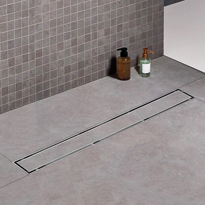 Offset Linear Shower Drain, Shower Drain 60 inch - Image 3