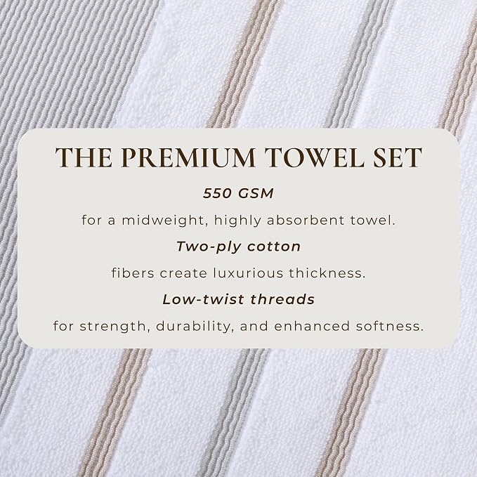 Great Bay Home Decorative Bath Towel Set - Image 4