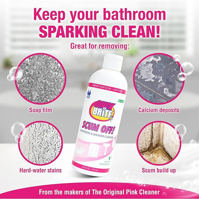 Quick 'n Brite Scum Off Shower Cleaner - Image 3