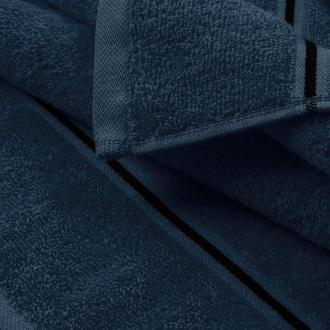 MyOwn Ultra Soft 6 Pack Cotton Towel Set, Contains 2 Bath Towels 28x55 inch - Image 2