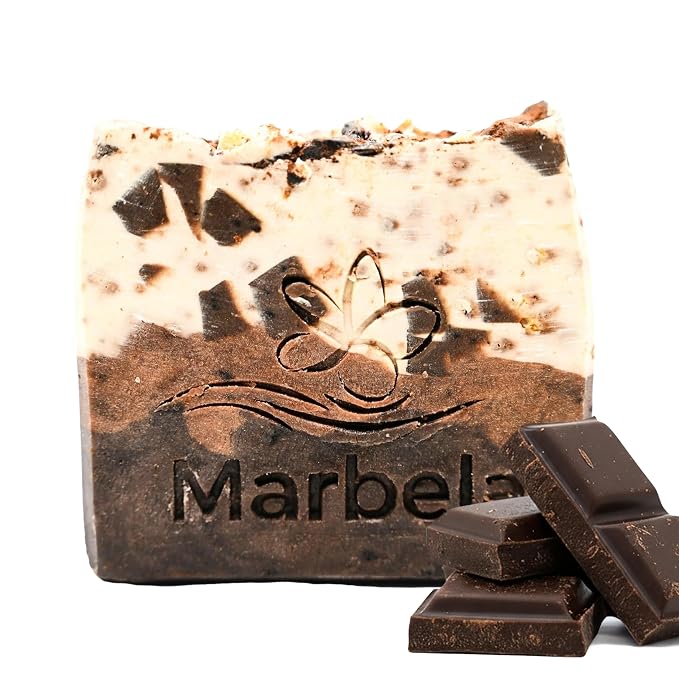 Marbela Cosmetics Chocolate Chunk Handmade Soap Bar by Marbela