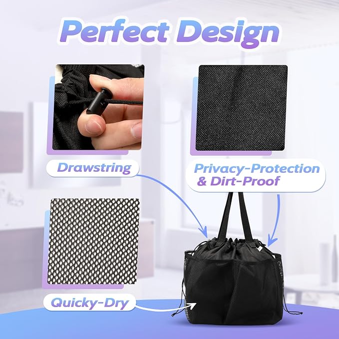 Mesh Shower Caddy Portable, Dorm Room Essentials - Image 2