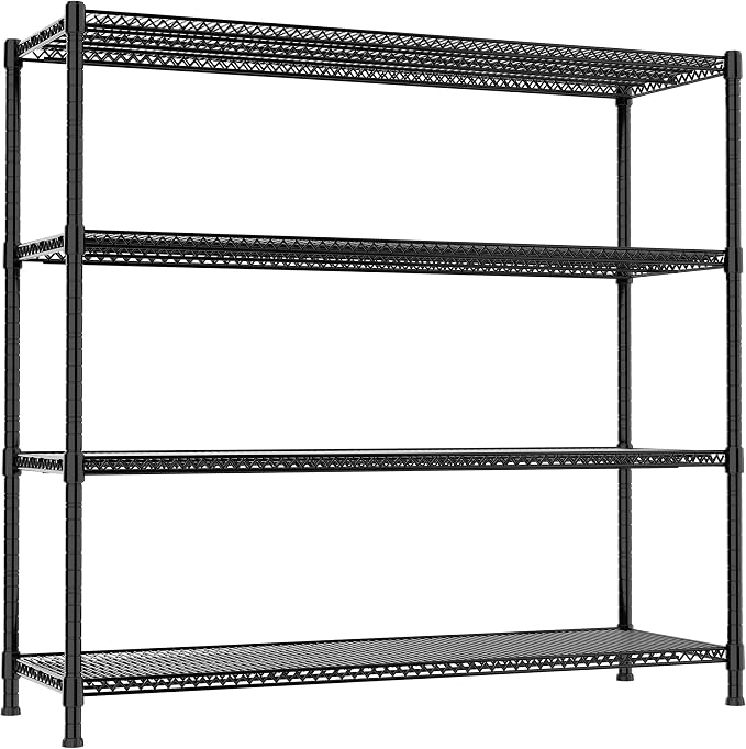 REGILLER 4-Wire Shelf Adjustable Heavy Duty Storage Shelves, Metal Organizer - Image 8