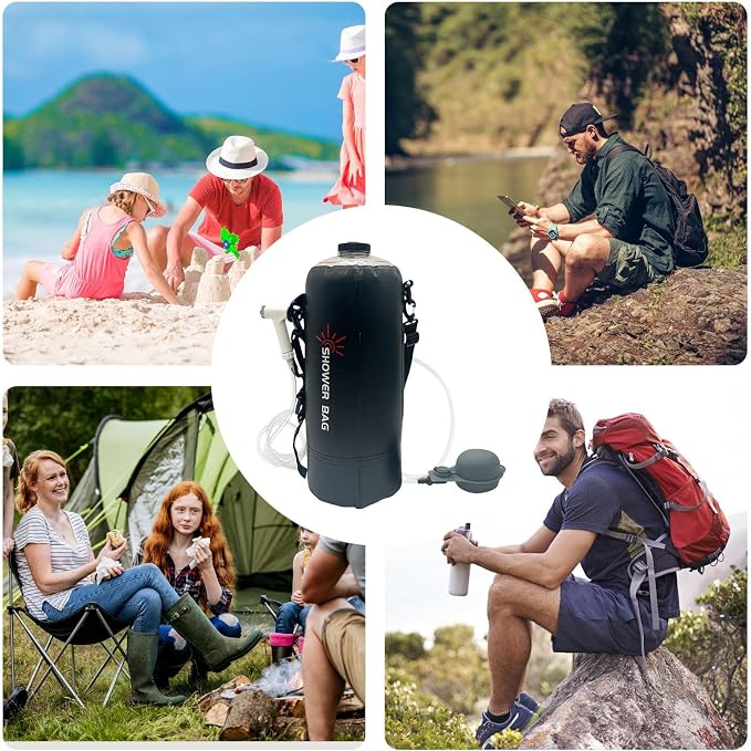 Portable Solar Shower 12 L – Waterproof Shower Bag - Image 4