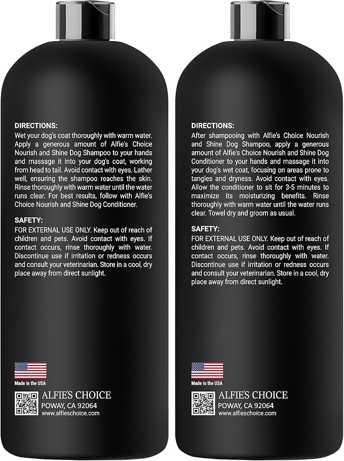ALFIE'S CHOICE Dog Shampoo & Conditioner Set | 16 fl oz Each | Lavender & - Image 9