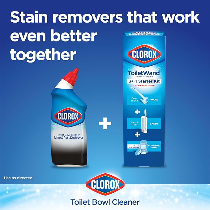 Clorox Toilet Bowl Cleaner Lime & Rust Destroyer, Automatic Toilet Bowl Cleaner - Image 6