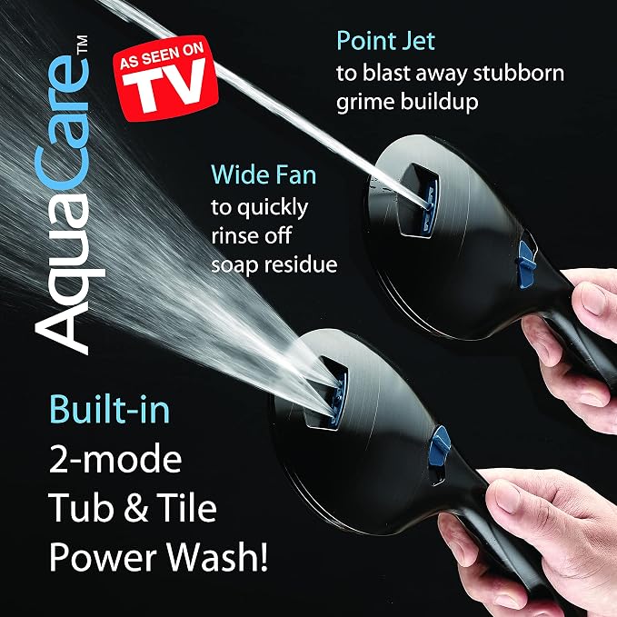 Hotel Spa AquaCare As-Seen-On-TV High Pressure Handheld & Rain 50-mode 3-way - Image 4