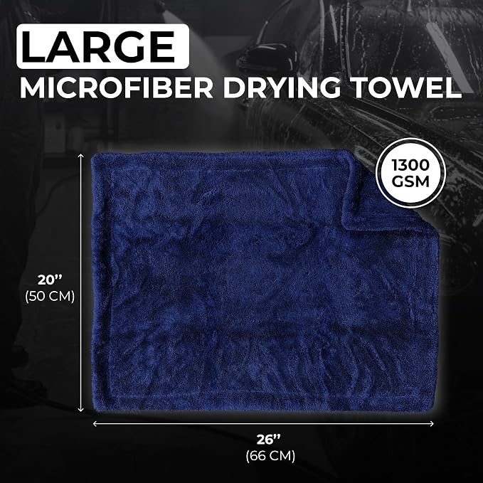 Large Car Drying Towel, 1300 GSM Professional Car Towel - Image 3