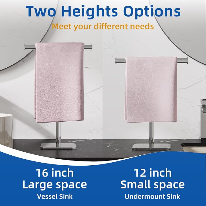 RUACQ Hand Towel Stand, Kitchen and Countertop Towel Holder 304 Stainless Steel - Image 7