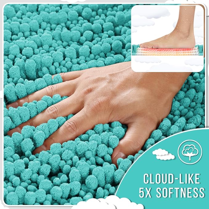 Yimobra Bathroom Rugs Non Slip Washable - Image 4