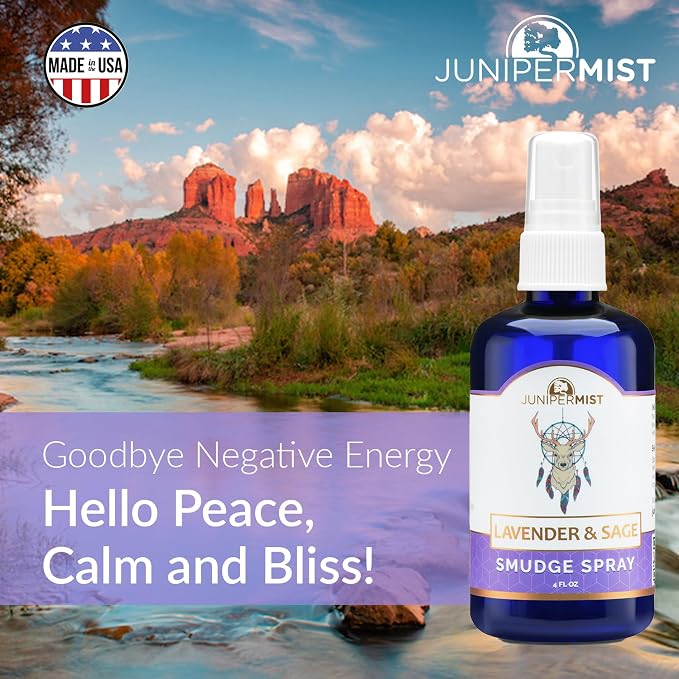Lavender and Sage Smudge Spray Calm & Clear - Image 2