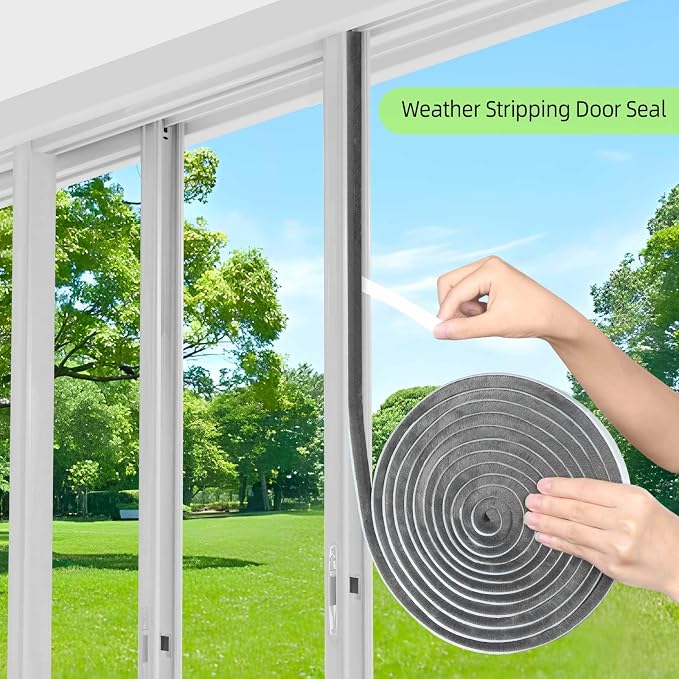 2Pack MILEQEE Door Brush Seal, 66Feet Total, Felt Pile Weather Stripping - Image 5