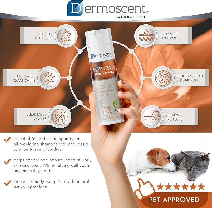 Essential 6 Sebo Shampoo for Dogs, Cats & Pets | 100% Natural, Soap-Free Formula - Image 4