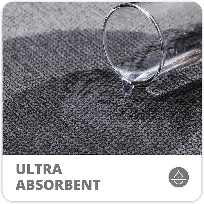 Bath Mat, Ultra Thin Bathroom Runner Rugs, Large Bath Mats - Image 3