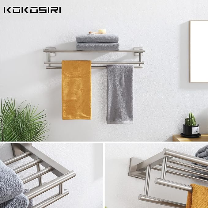 KOKOSIRI 24 Inch Towel Shelf - Image 3