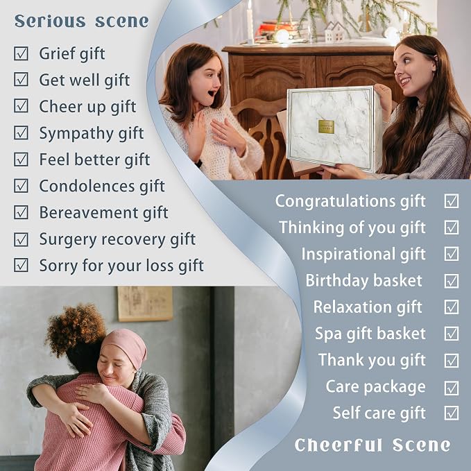 Get Well Soon Gift Baskets For Women, Care Package, Sympathy Gifts, Condolences - Image 2