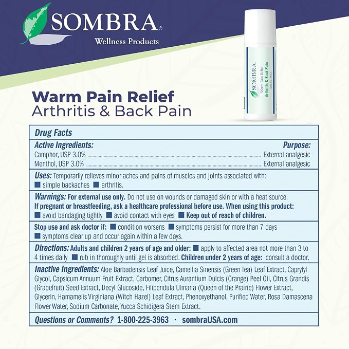 Sombra Warm Pain Relief Gel, Warm Relief - Image 7