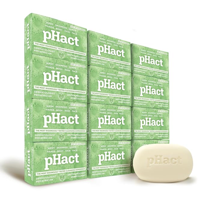 ANDREW LESSMAN pHact Moisture-Rich, Soap-Free Cleansing Bar Cucumber. Natural - Image 2