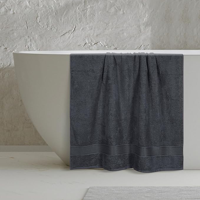 Belizzi Home Cotton 2 Pack Oversized Bath Sheet 35x70, Large Bath Sheet - Image 4