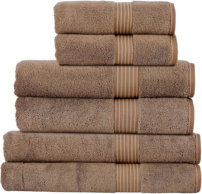 Christy Supreme Hygro Family Towel Set | Mocha Brown | 100% Luxury Supima by Christy