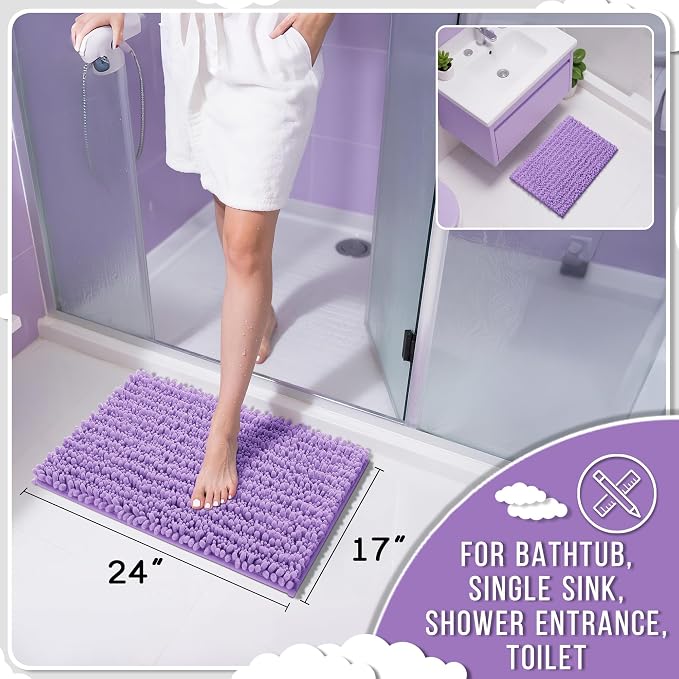 Yimobra Bathroom Rugs Non Slip Washable - Image 2