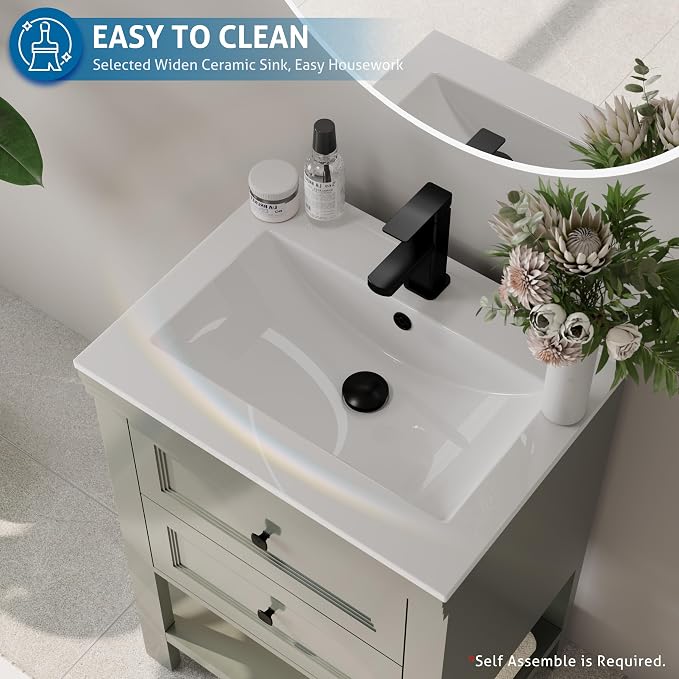 eclife 24" Bathroom Vanity - Image 4