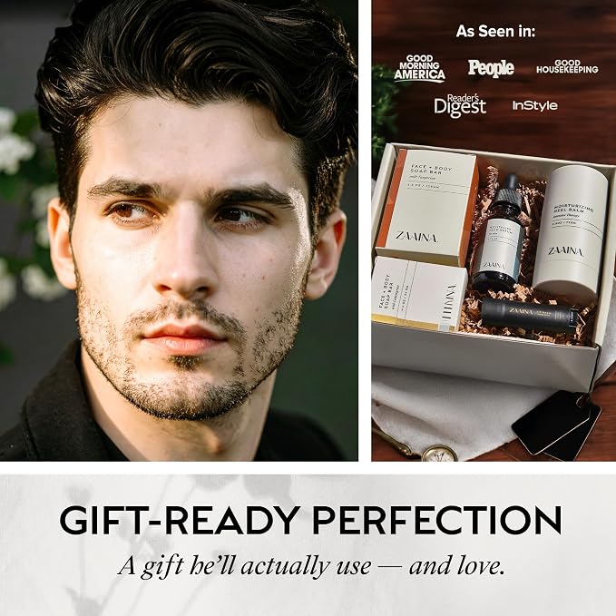 ZAAINA Men’s Self Care Package, Relaxation Spa Gift Set - Image 2