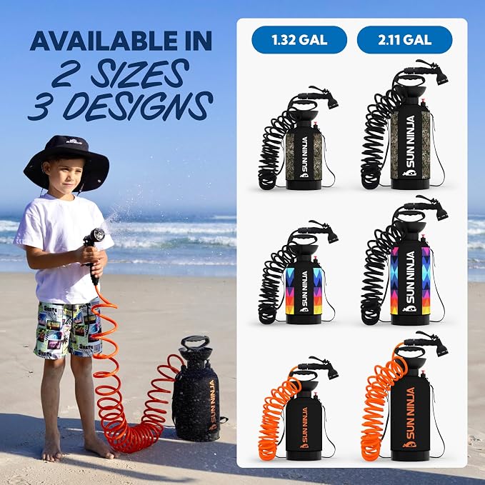 SUN NINJA Portable Shower, Camping Shower - Image 7