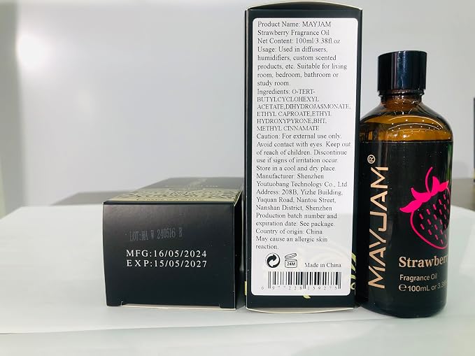 MAYJAM 100ML/3.38FL.OZ Strawberry Fragrance Oils - Image 9