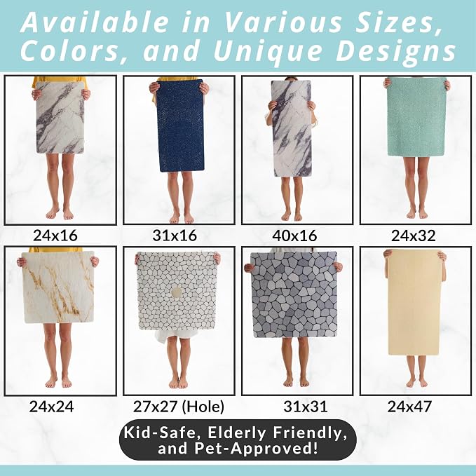 ENKOSI Loofah Square Shower Mat - Image 5