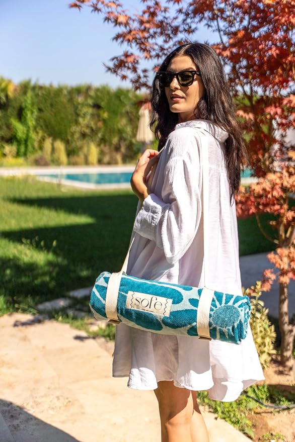 SOFE H&L | LINVIA Foutah Quick Dry Beach Towel Pack of 2 CARETTA - Image 4