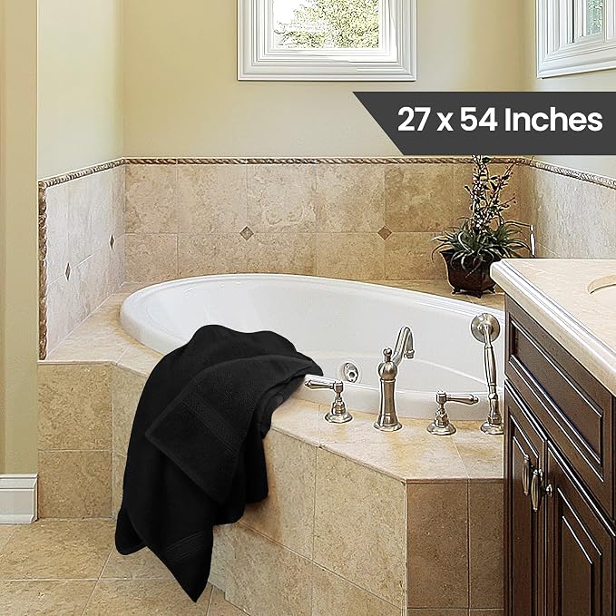 Utopia Towels 4 Pack Premium Bath Towels Set, 27 by 54 Inches, 100% Ring Spun - Image 7