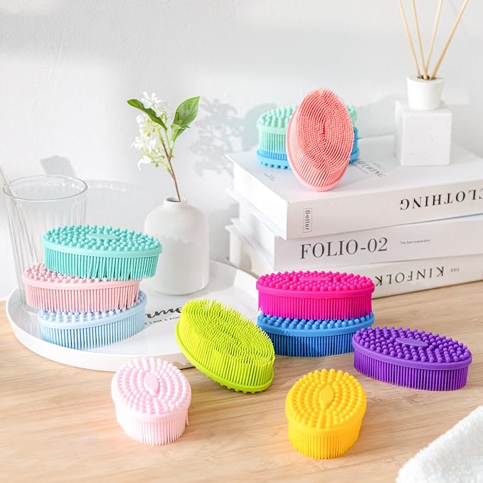 Premium Sensory Brush for Kids or Autism, Soft Silicone Body Scrubber, 2 in 1 - Image 9