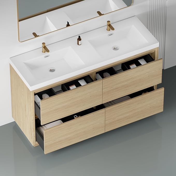60" Freestanding Bathroom Vanity - Image 8