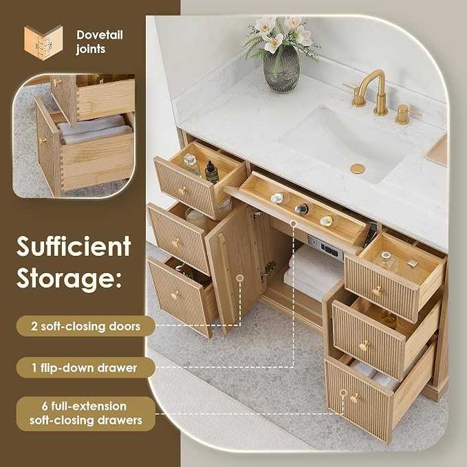 ALTAIR 48 Inch Bathroom Vanity - Image 4