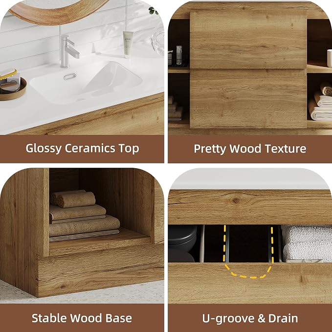 48 Inch Freestanding Bathroom Vanity - Image 6