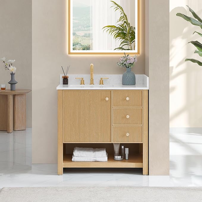 ALTAIR 36 Bathroom Vanity with Sink Mordern Pre-Assembled Single Vanities by ALTAIR