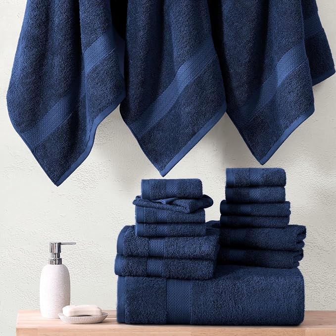 LANE LINEN 24 PCs Bath Towel Set - Image 7