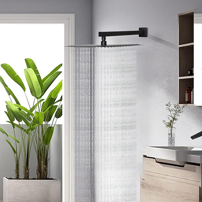 HarJue Shower Arm, Rain Shower Head Extension Extender, - Image 6