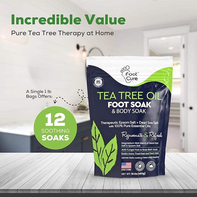 Tea Tree Oil Foot Soak with Epsom Salt - Image 3