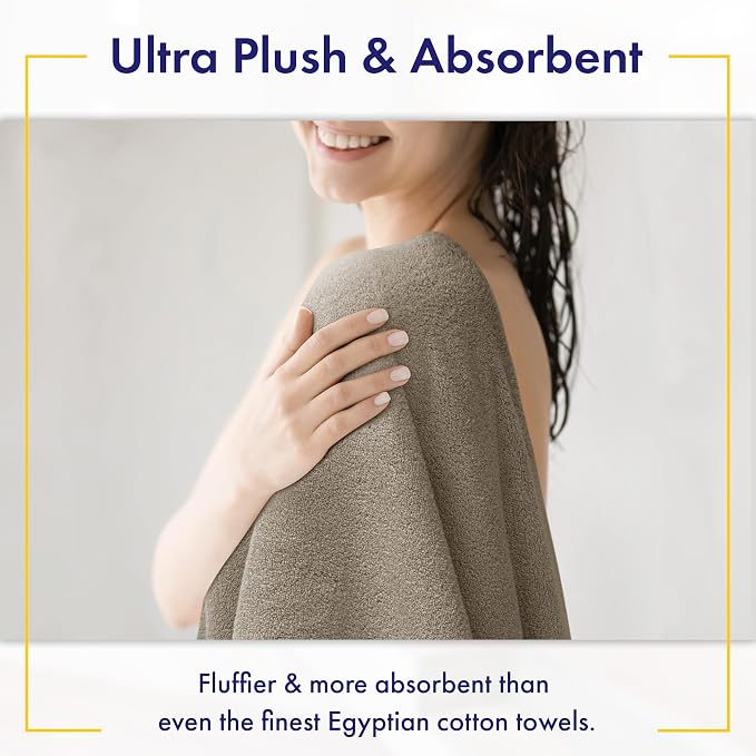 Ultra Soft & Plush Viscose from Bamboo Bath Sheets - Image 3
