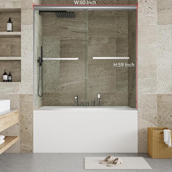 Sliding Glass Shower Door, Made - Image 2