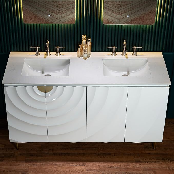 Woodbridge 60"x22" Bathroom Vanity - Image 6